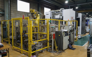 ロボットとマシニングセンタによる治具製作の生産システム